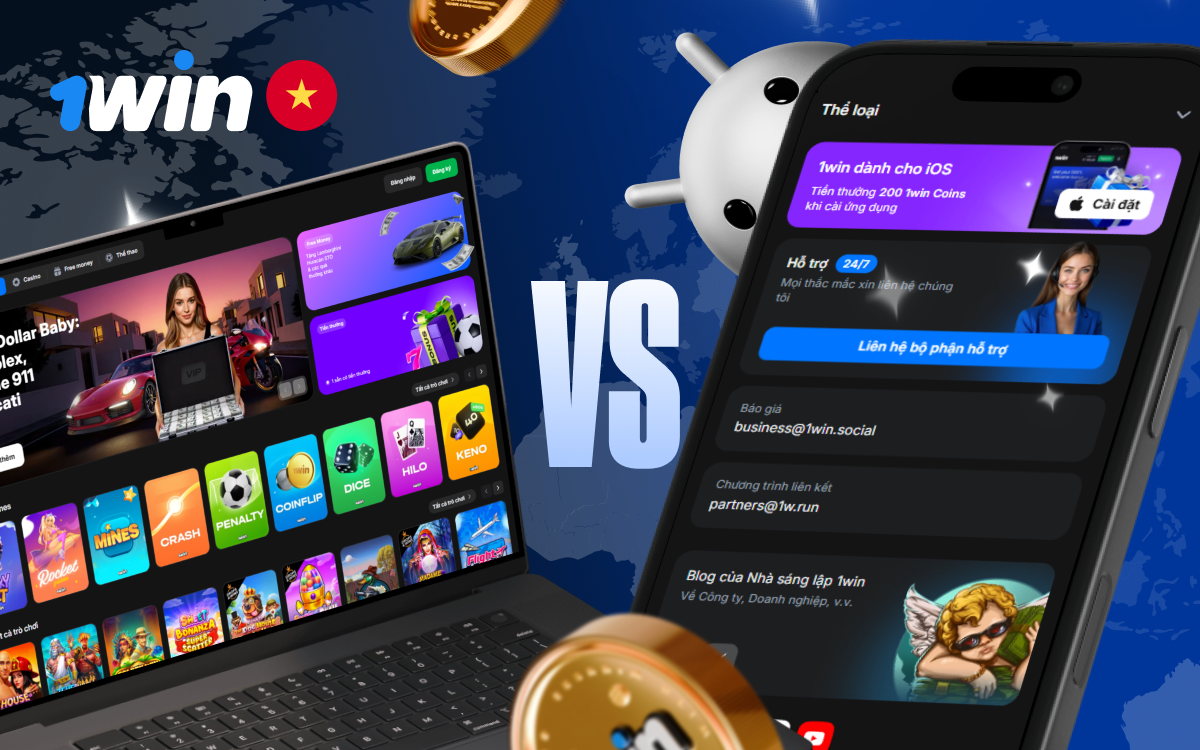 Mobile version or app – best choice for 1win Vietnam players 1win Vietnam mobile version vs app comparison